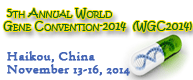 World Gene Convention 2014
